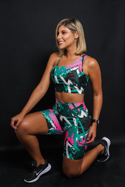 Printed Biker Set